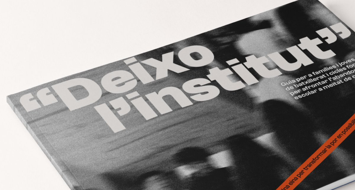 equitatorg's tweet photo. “Deixo l’institut”. Quan arriba aquesta frase, pot generar moltes preguntes sense resposta.
Una guia per acompanyar famílies i joves a redefinir el camí plegats. Tenim recursos i professionals per no afrontar-ho sols. #ZeroAbandonament @AlcaldeRosalina
https://t.co/vW1578YSV1 https://t.co/KvSh7kkYCj