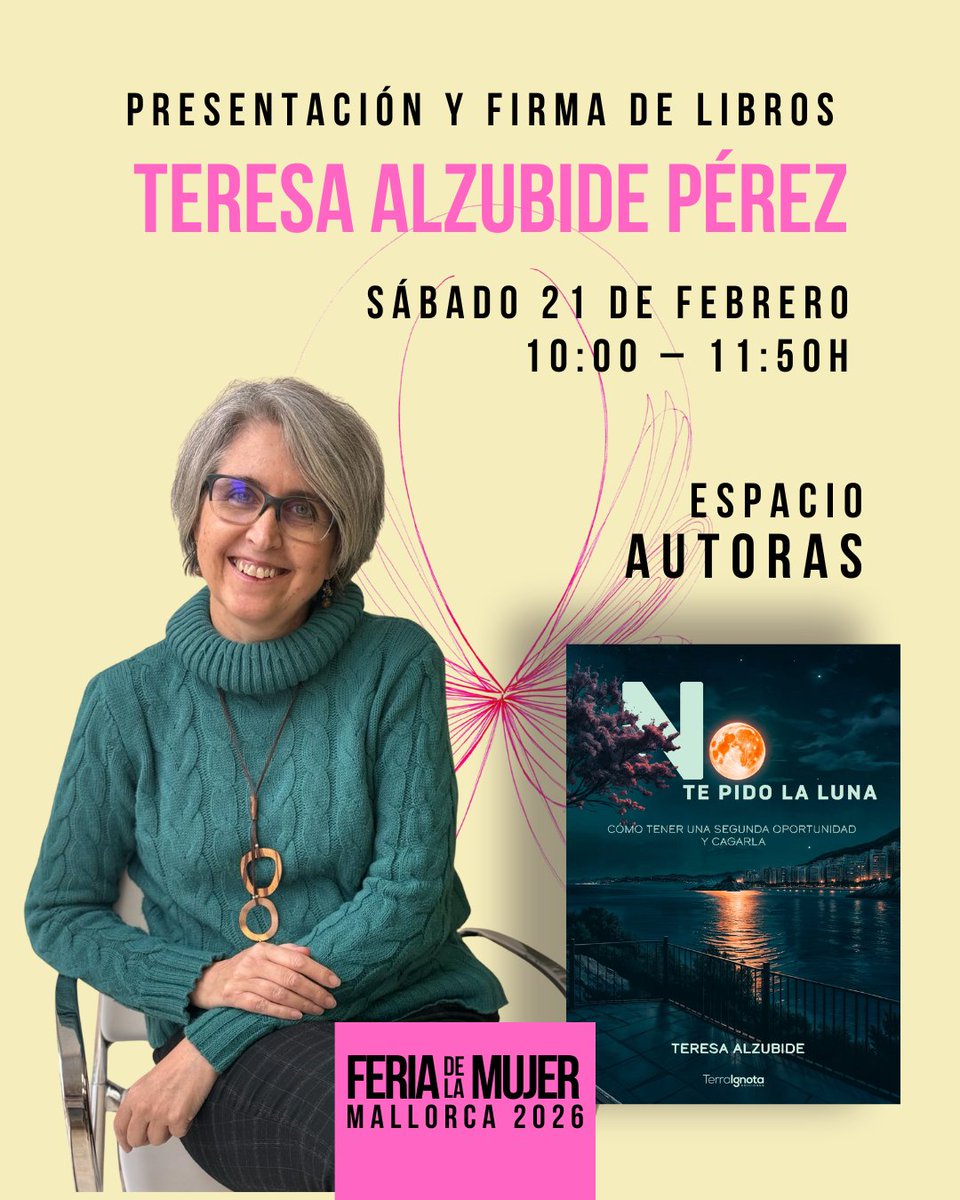 ¿Sin planes para el 21 de febrero a las 10 de la mañana?
Podéis pasearos por La feria de la Mujer  feriadelamujermallorca.com . Hablaré de mi libro. Si no os queda a mano Mallorca, podéis comprarlo (yo no soy tan interesante como mis personajes) 🤪