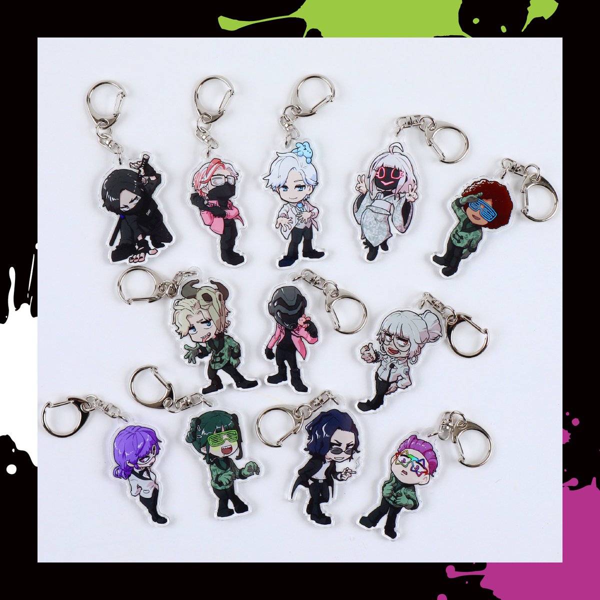 SPL2で販売するグッズをご紹介！ 【アクリルキーホルダー】 ミニキャラ