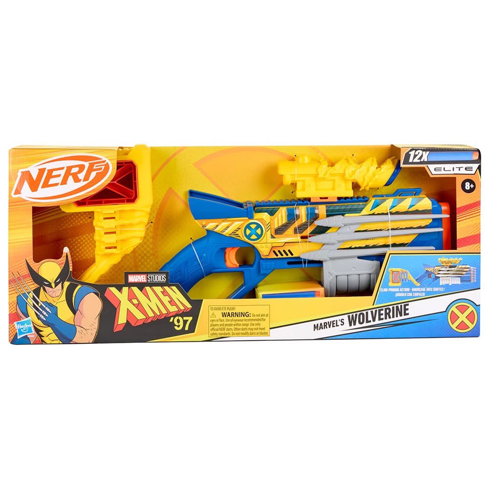 yofukashi_nezu's tweet image. MARVEL'S　WOLVERINE　Blaster
エリートダーツなんだねー◎

#nerf
#ナーフ