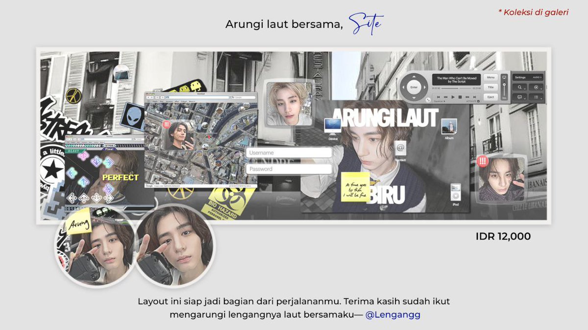 ️ㅤ️
Any kind of interaction would be so much appreciated, #zonauang kenalan singkat sama 4 katalog layout terbaru milik Arung, yuk!Detail lengkapnya ada di ALT, dan tolong sayangi mereka dengan sepenuh hati, yaa, terima kasih! :>> 
️ㅤ️