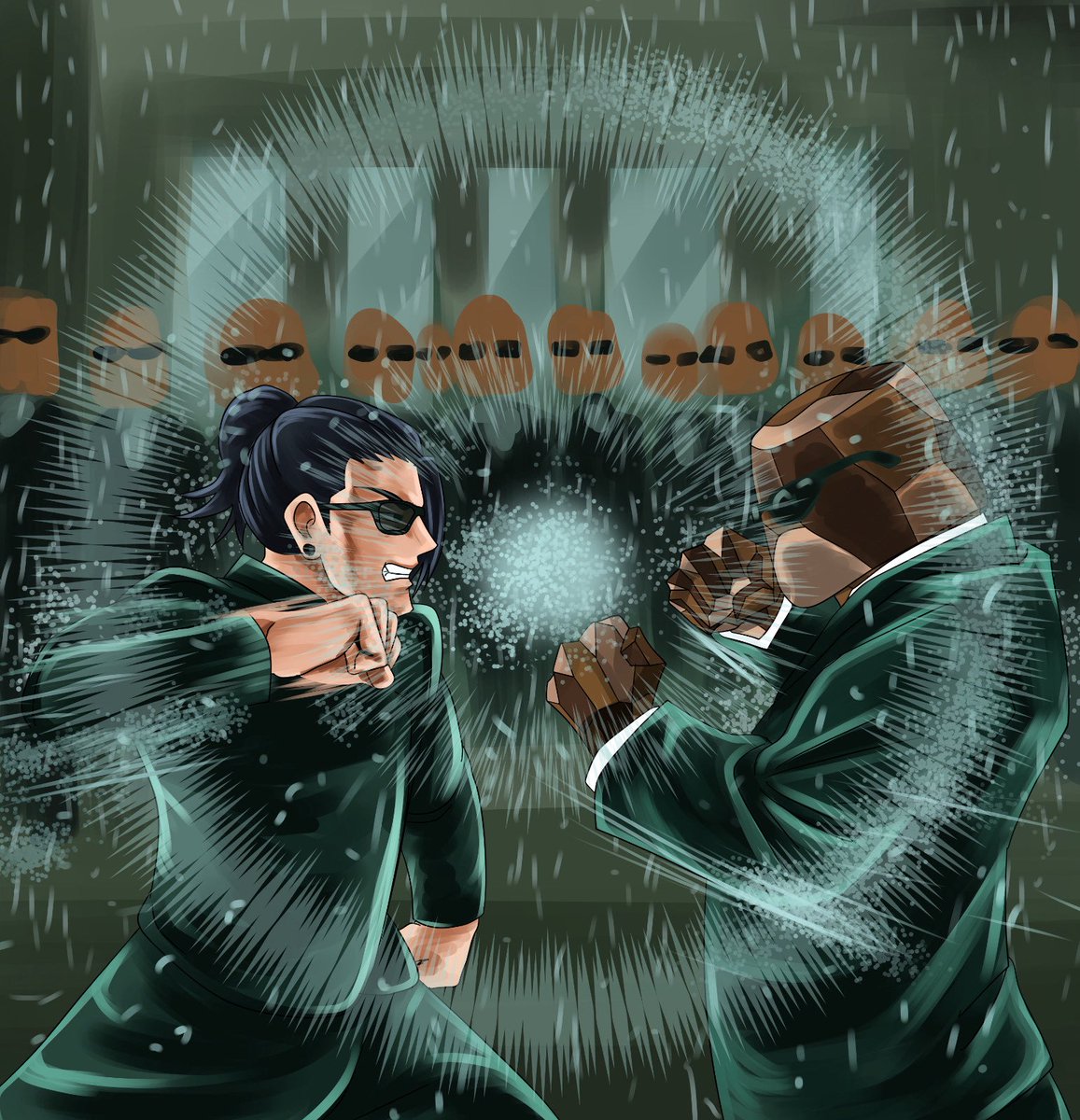 Another Seismic-aligned PFP, this time for <a href="/SacomKyy/">K.Om</a> ⚡️

This one is about resistance.
Pressure closing in. Eyes everywhere.
And still standing your ground.

That invisible barrier in the middle?
That’s privacy.
Not hiding. Not running. Just refusing to be broken.

This is the