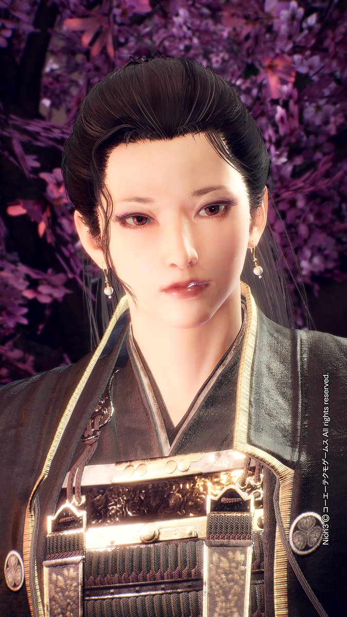 miso5723's tweet image. 儚くて強い🌸をイメージしてキャラクリしました。

#仁王3キャラメイク 
#仁王3