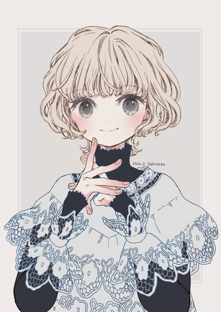 #OC 
レースのプルオーバー