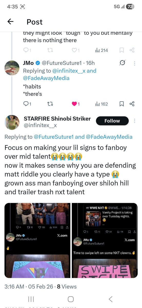 FutureSuture1's tweet image. Personally I love mine and my daughter's signs, and I also love Shiloh Hill 🦝 and the Vanity Project ✌️. Oh well all heat is good heat I guess👍