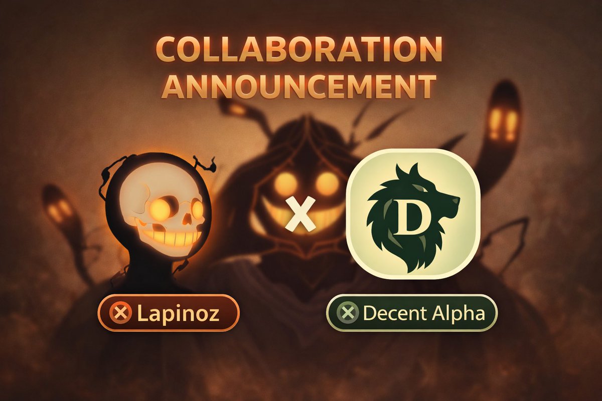 Decentalpha_'s tweet image. 𝑯𝒆𝒍𝒍𝒐 𝑫𝒆𝒄𝒆𝒏𝒕𝒔

Decent alpha is giving out 5GTD WL spot for @LapinozNFT 

To participate kindly follow 
@decentalpha_ @LapinozNFT &amp;amp; @Decent_Hay 

Like and retweet this post 
Comment your Evm wallet tagging 2 friends ⬇️

Winners in 12 hours ⏳
Join dc for more chances…