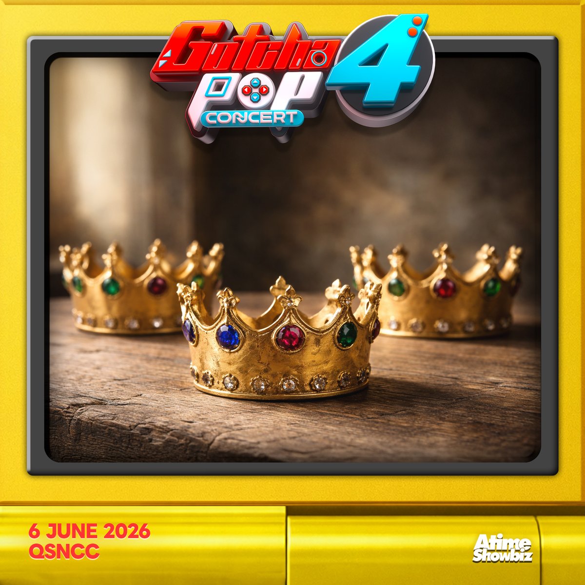 #UnlockGotchaPop4 เปิดต่อกับศิลปินเบอร์ที่ 2 ที่จะได้เจอบนเวที #GOTCHAPOP4  
.
สุดที่รักของท้องฟ้ายามสนธยา พี่ก็อตช่าพากลับมาให้ได้เจอแล้วนะ  
คัมแบคครั้งนี้พร้อมปล่อยอัลติเต็มแม็กซ์ แบบไม่มี Hidden ! 
.
GOTCHAPOP 4 CONCERT 
.
📍6 JUNE 2026 
ศูนย์การประชุมแห่งชาติสิริกิติ์