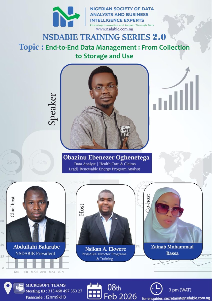 NIG SOCIETY OF DATA ANALYSTS & BUS INTELL EXPERTS tweet media