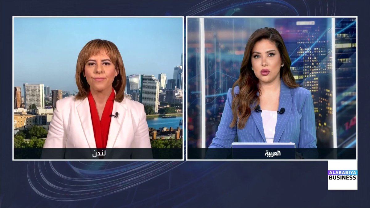 مراسلة العربية كارينا كامل: ارتفاع عوائد السندات البريطانية يعكس تراجع ثقة الأسواق بحكومة كير ستارمر. لا يُتوقع أي تغيير في الفائدة البريطانية بسبب استمرار التضخم عند 3.4%. تراجع التضخم الأوروبي إلى 1.7% يفتح باب التساؤلات حول خفض الفائدة لاحقاً. MayKhadra_bn. Carina_bn غداء عمل _Business 