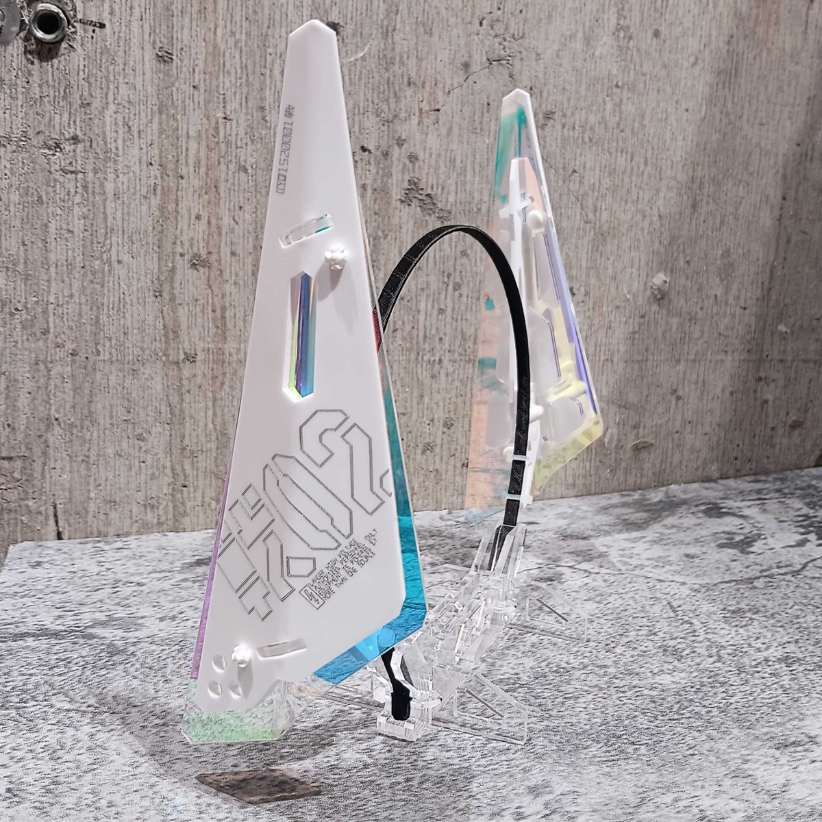 中央町戦術工芸】衝角ユニット_type08 White 衝角ユニット_type08