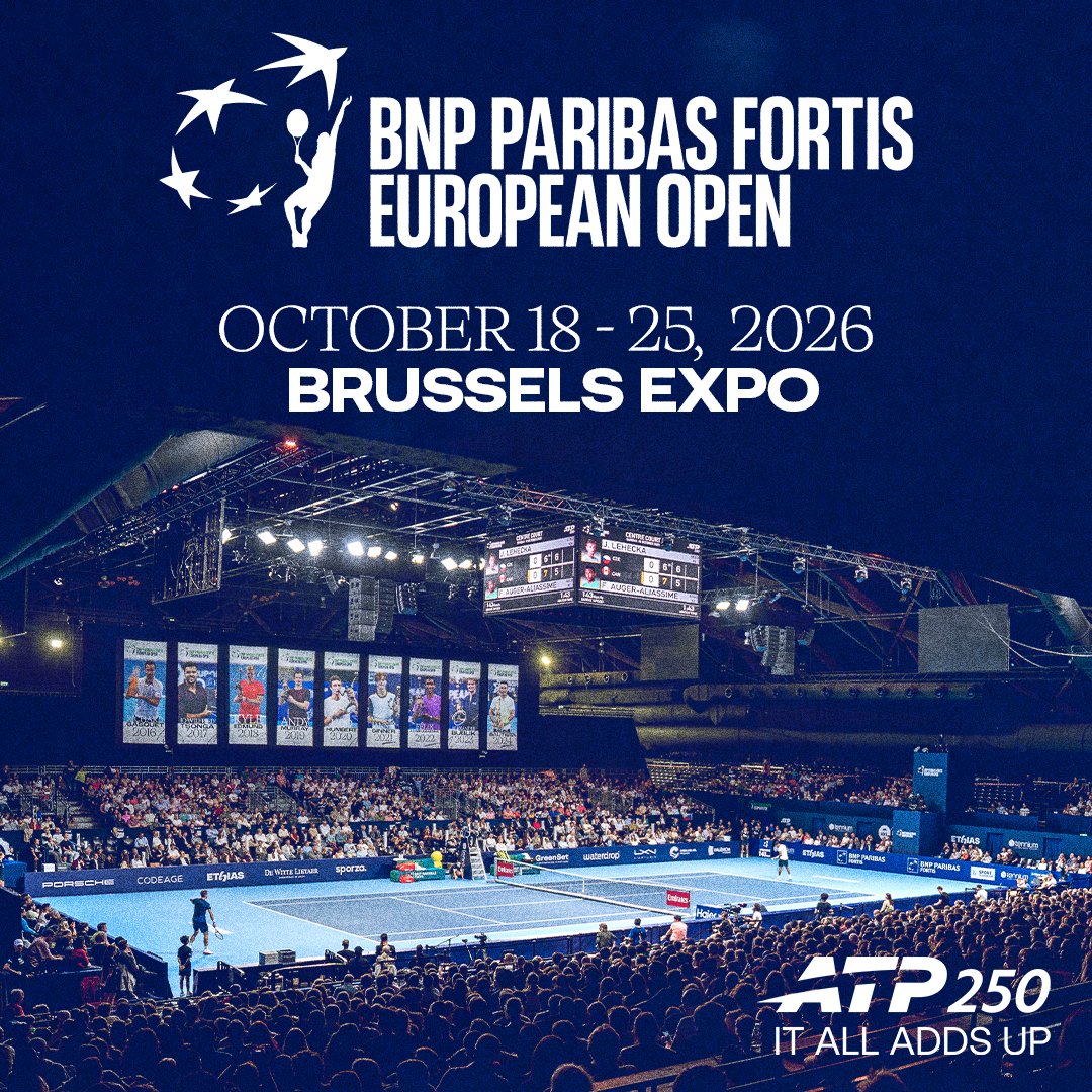BNP Paribas Fortis European Open tweet media