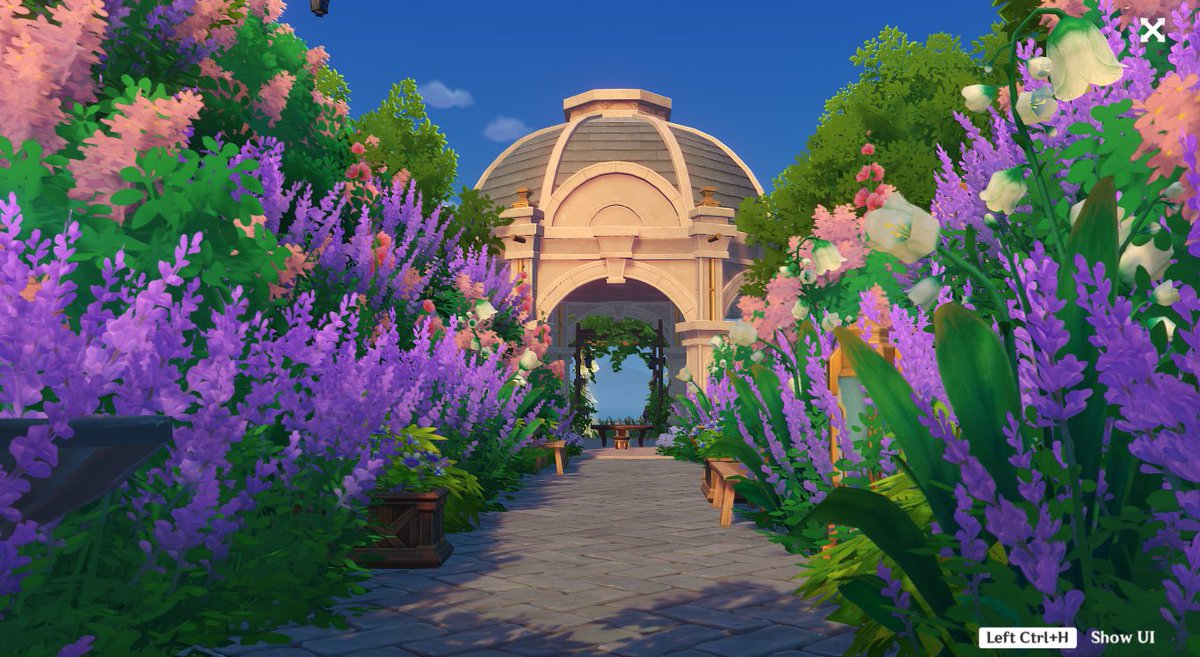 Since it's February, I made this flower garden specifically for valentines 💚💗
.
ASIA
Replica Code: 30905020983
Realm: Cool Isle 
#sereniteapot