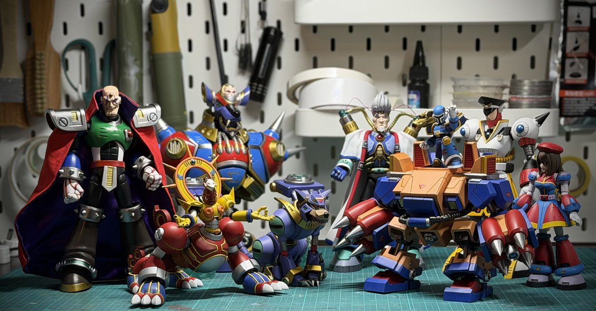 WFを振り返ると、たくさん制作してきましたね！
これからも、さらに多くの作品を作っていきたいと思います〜

#ロックマンX #ロックマン #rockman #megaman #megamanx #rockmanX #WF2026冬 #ワンフェス2026冬