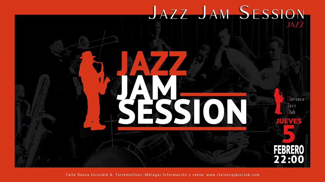 Hoy jueves como todas las semanas tendremos nuestra Jazz Jam Session. Empezamos a las 22.00. Os Esperamos!!!

#clarencejazzclub #welovejazz #malagajazz #jazzlive #livemusic #FormaPartedeNuestroClub #jazz