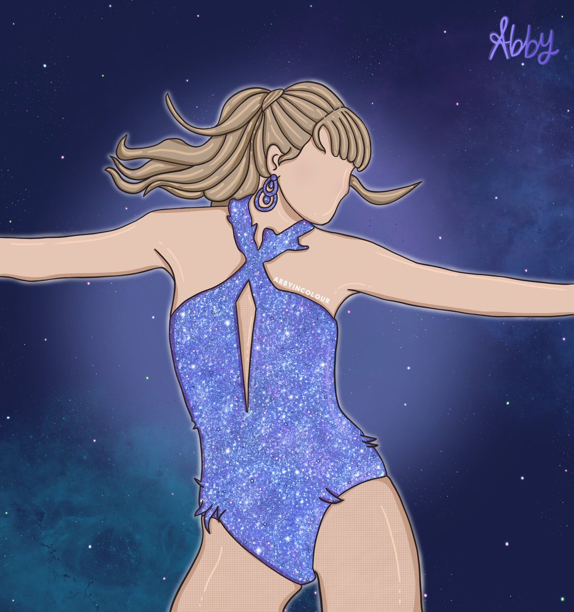 abbyincolour's tweet photo. I knew when I drew this that it was opalite coded!!! I’m so excited for the music video!!! 🩵💙🤍 https://t.co/pfHs9D3FPD