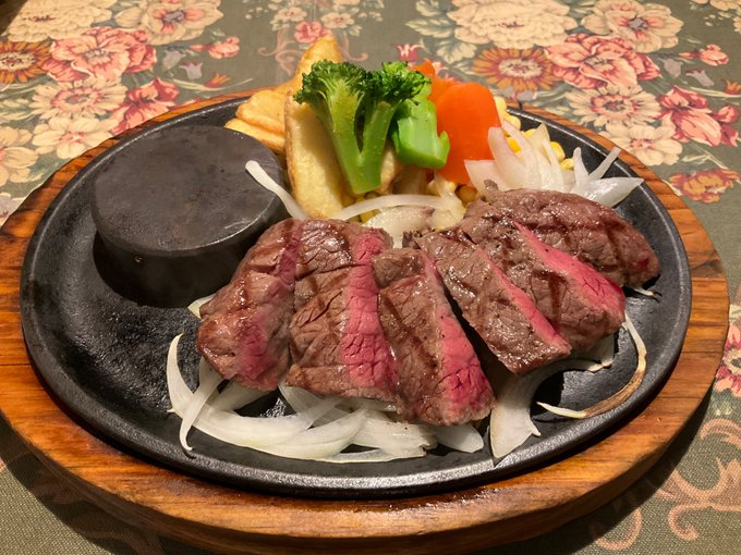 病院帰りにガッツを補給 