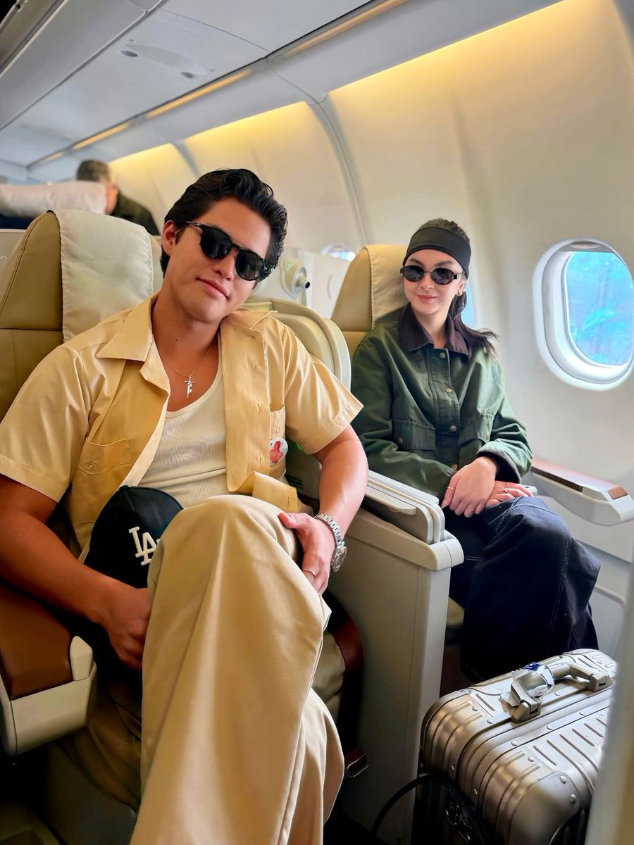 showbiznest's tweet image. Spotted: KYLE ECHARRI and KAI MONTINOLA UAE-bound for "The Dubai Barrio Fiesta 2026" happening February 8 at the Zabeel Park Gate 5.

#KyleEcharri #KaiMontinola 
#DubaiBarrioFiesta2026 

📸: #StarMagic | FB
