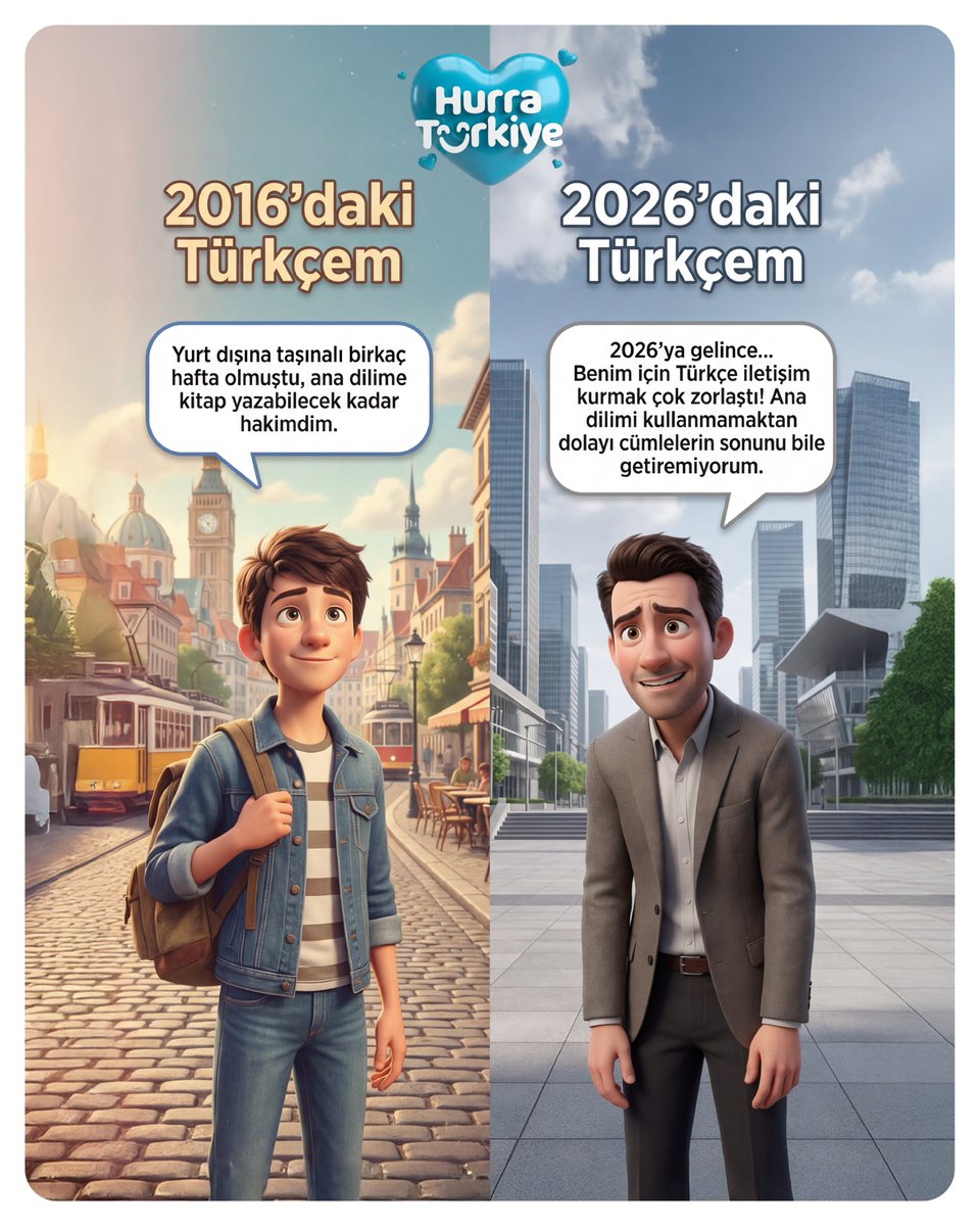 TurkiyeHurra's tweet photo. Eğer sen de ana dilinin zamanla köreldiğini hissetmek istemiyorsan…
👇 Ücretsiz deneme derslerine hemen katıl!
https://t.co/k1sH7IKDrx

Türkçeni her gün güçlü, canlı ve akıcı tutmak için bugün ilk adımı at. 🚀 https://t.co/I63a4rl35d