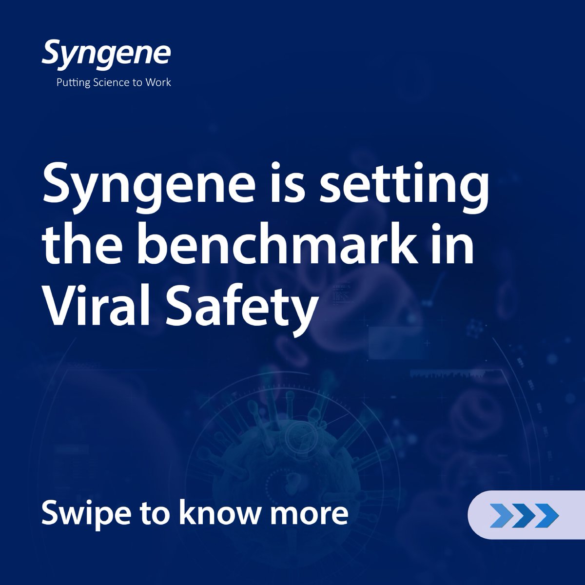 SyngeneIntl's tweet image. Biologics need safety and certainty. Syngene’s GLP-certified viral testing makes viral safety seamless, from cell bank to batch release. Move forward with confidence. 

Connect with our experts: syngeneintl.com/contact-us/ 

#Biologics #GLP #PharmaInnovation #SyngeneInternational