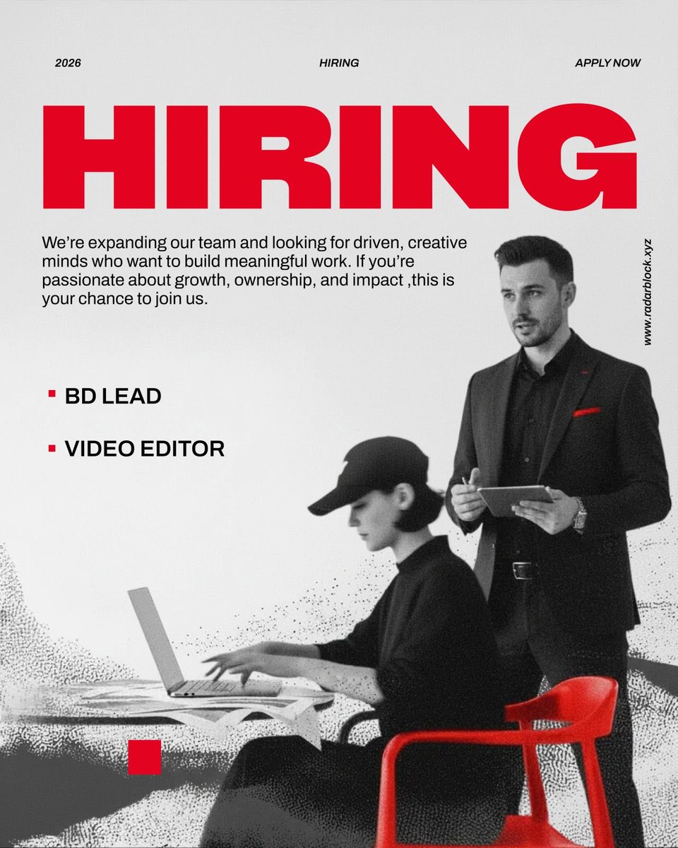 One of those HIRING reminders: 

> We're still looking for a Business Development Lead and Growth Roles at @Radarblock 

bless me with good profiles pilis