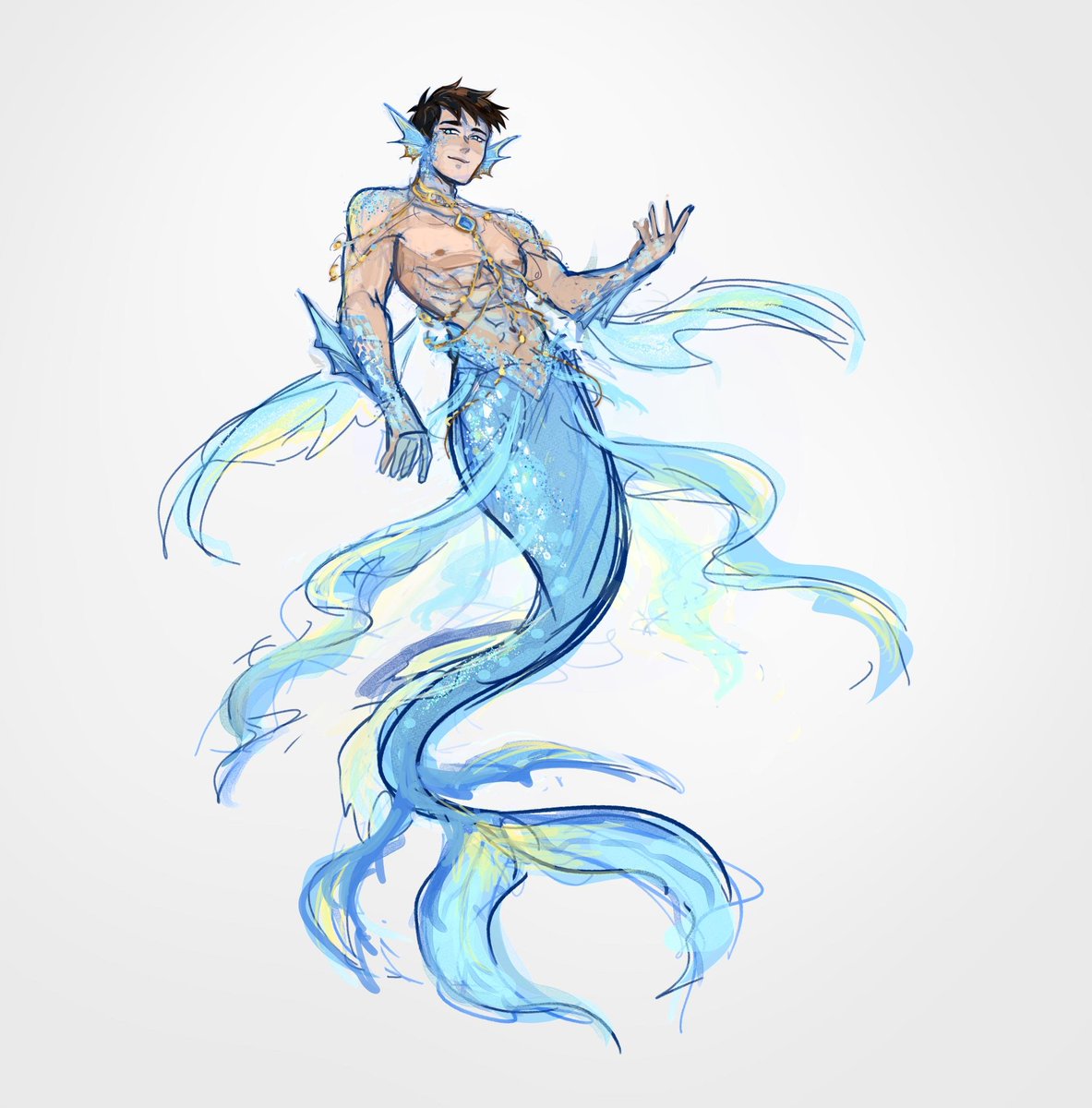 Littlehamstert's tweet photo. Mermaid 🧜🏻‍♂️ https://t.co/2iOAzTnitT