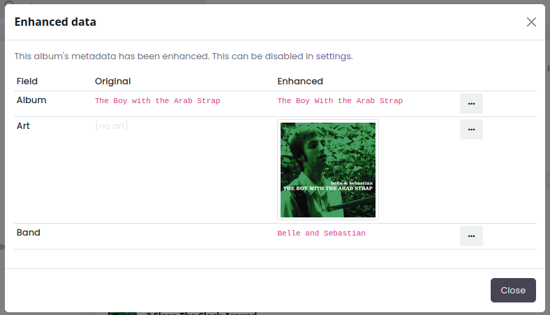Library enhancement gets supercharged in the coming weeks... now filling in missing cover art! #metadata #musichoarder