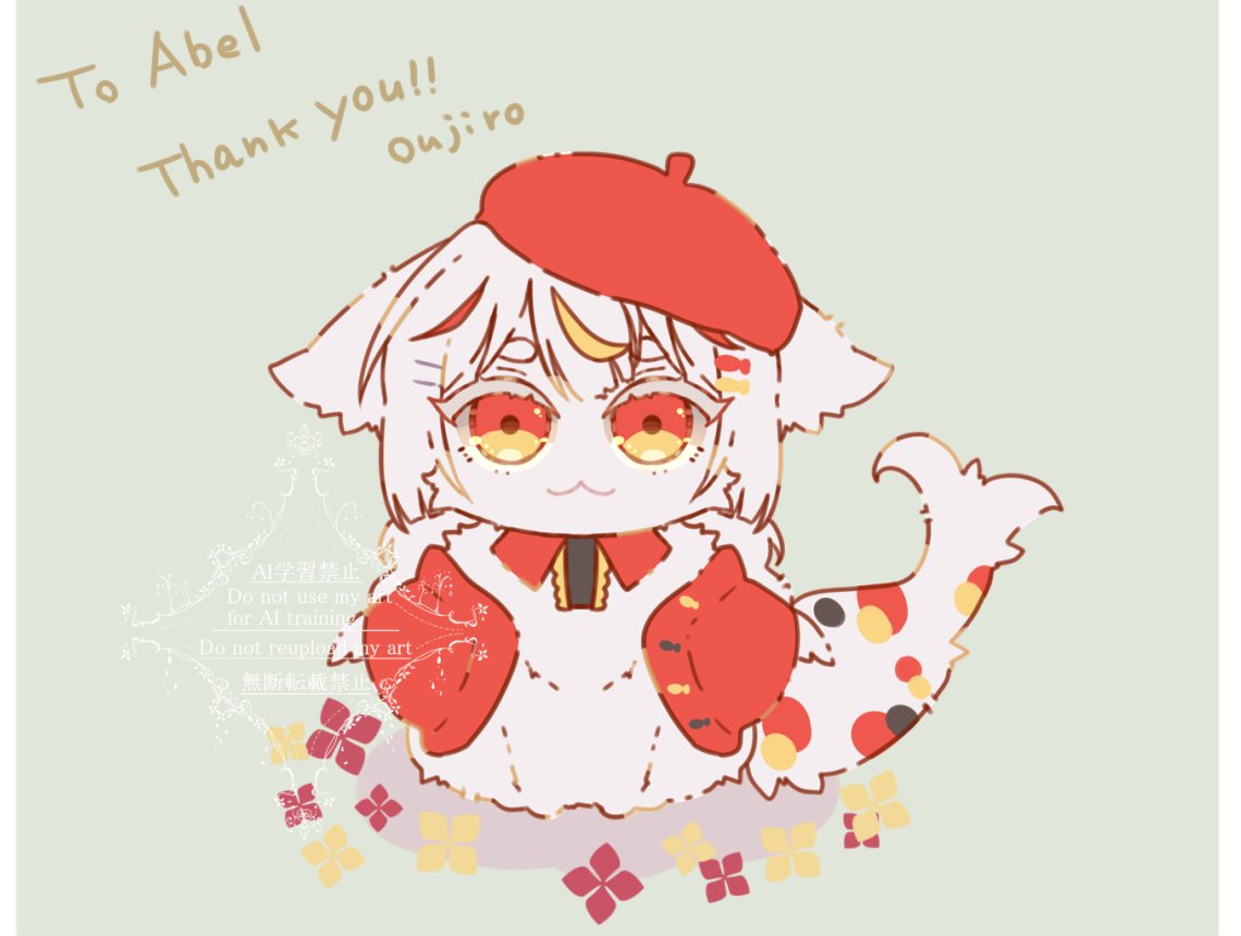 納品いたしました！素敵なキャラさんをありがとうございました～！マーク無しはページにあります！
skeb.jp/@oujironekoske… #Skeb #Commission <a href="/skeb_jp/">Skeb (スケブ)</a>より