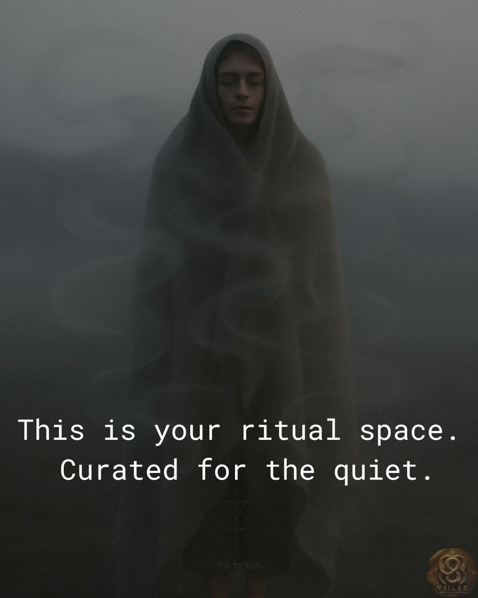 V3iled_Truth's tweet photo. Begin your journey with V3ILED.

Follow us on this journey at 
https://t.co/R52kA4G0sM

Listen to the v3iled podcast
This is your ritual space.
Curated for the quiet.
Designed for the soul.
#V3ILED https://t.co/E39uBrdPKd