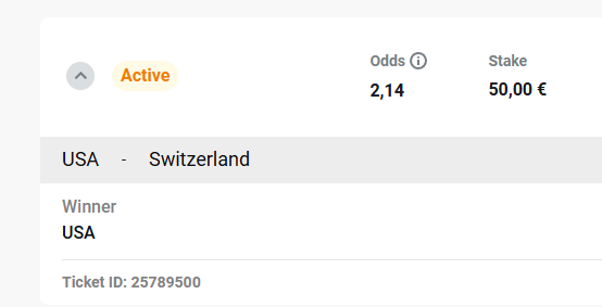Foif21's tweet photo. @PMU_Sport ça va, vous avez qu'à modifié les intitulés des tickets une fois qu'ils sont validés ... 
11h59 Ticket sur Etats-Unis, 12h01 le ticket à basculé sur Suisse ... 
Evidemment sans mon accord hein ... 
@ANJ_FR @LaTeamBDT @Papa_rieur 
#Tricheurs #JO2026 #BettingCommunity https://t.co/ZGax0OM6xi