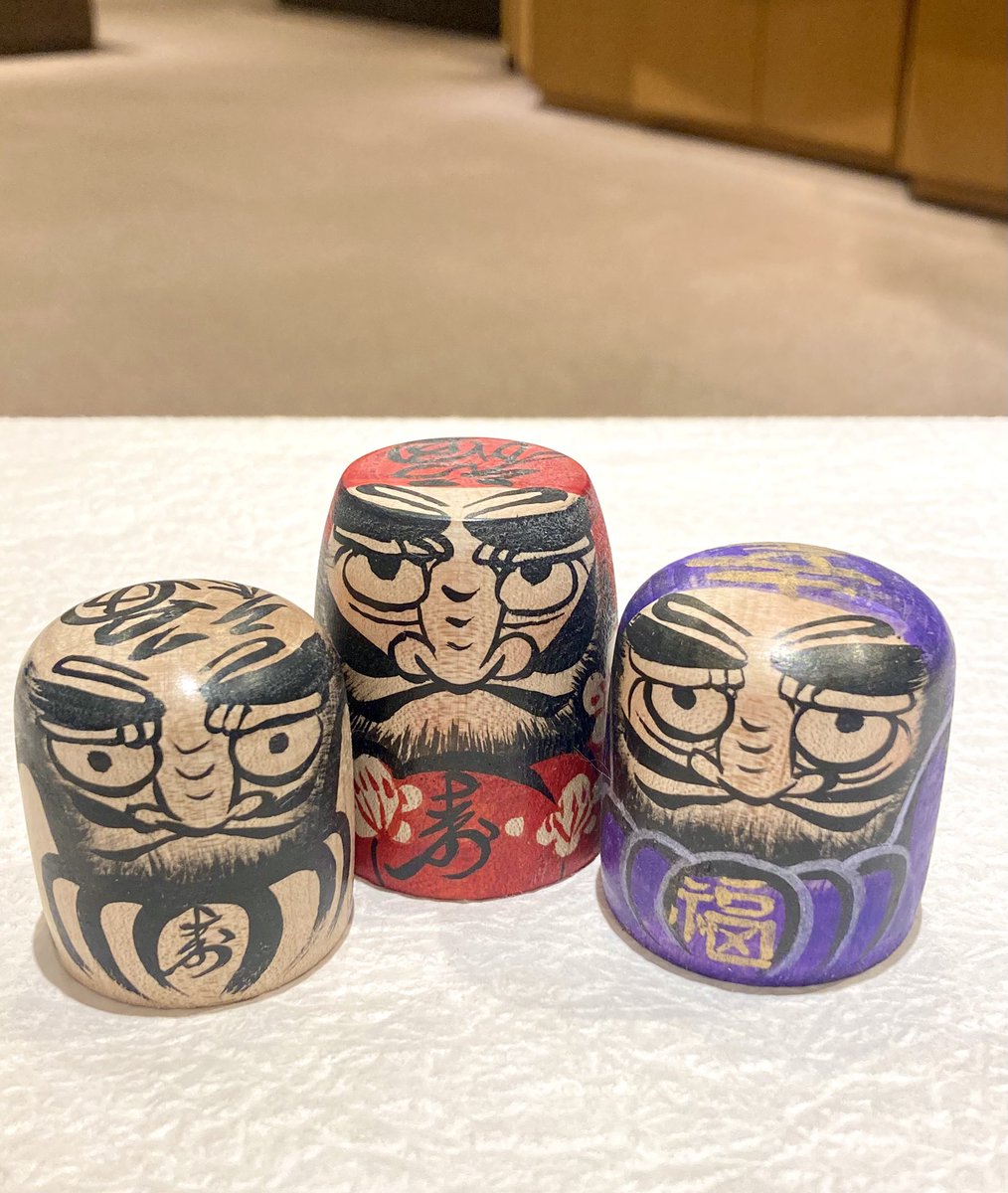 猫抱っこ だるまこけし 音楽の調べ🎵 小松里佳作品展 2/7(土)から