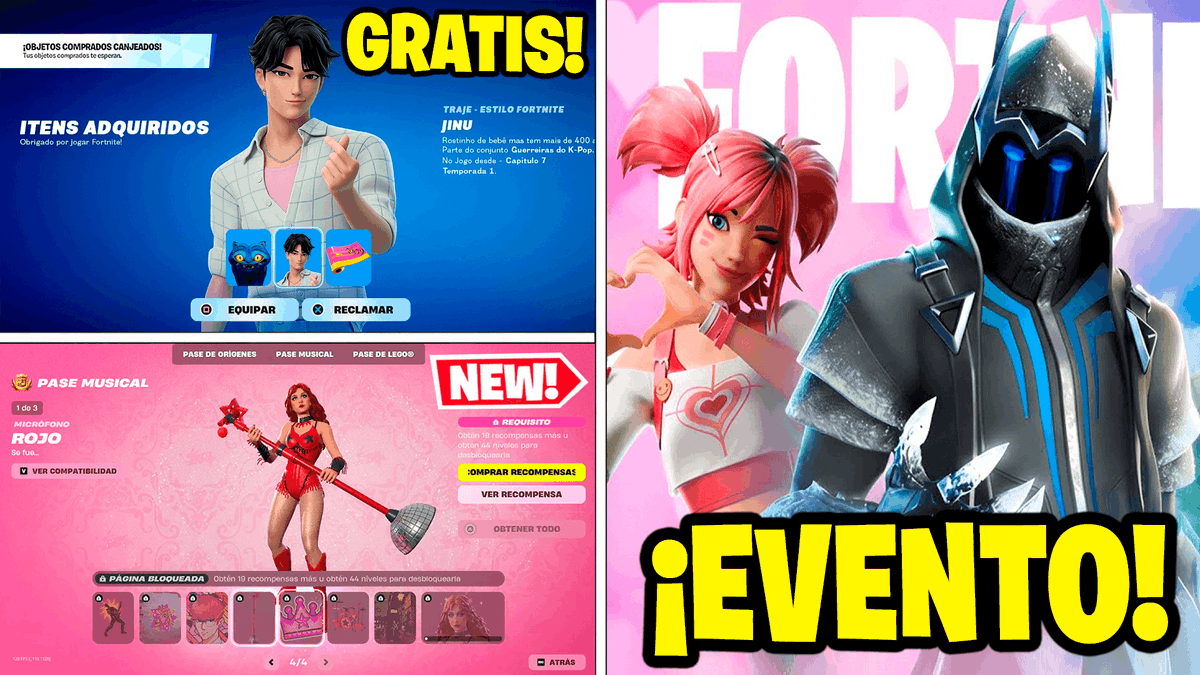 youtu.be/-vQ0XIcz9eY
🎁 SKIN GRATIS, EVENTO SAN VALENTÍN, KPOP y MÁS!! 🤯 NUEVA ACTUALIZACIÓN 39.40 de FORTNITE!

NUEVO VIDEO⚠️
Vayan a Apoyarlo! No olvides darle ME GUSTA 💙 y ACTIVAR LA CAMPANITA🔔
⚠️Código POSSOXD en la tienda de FORTNITE