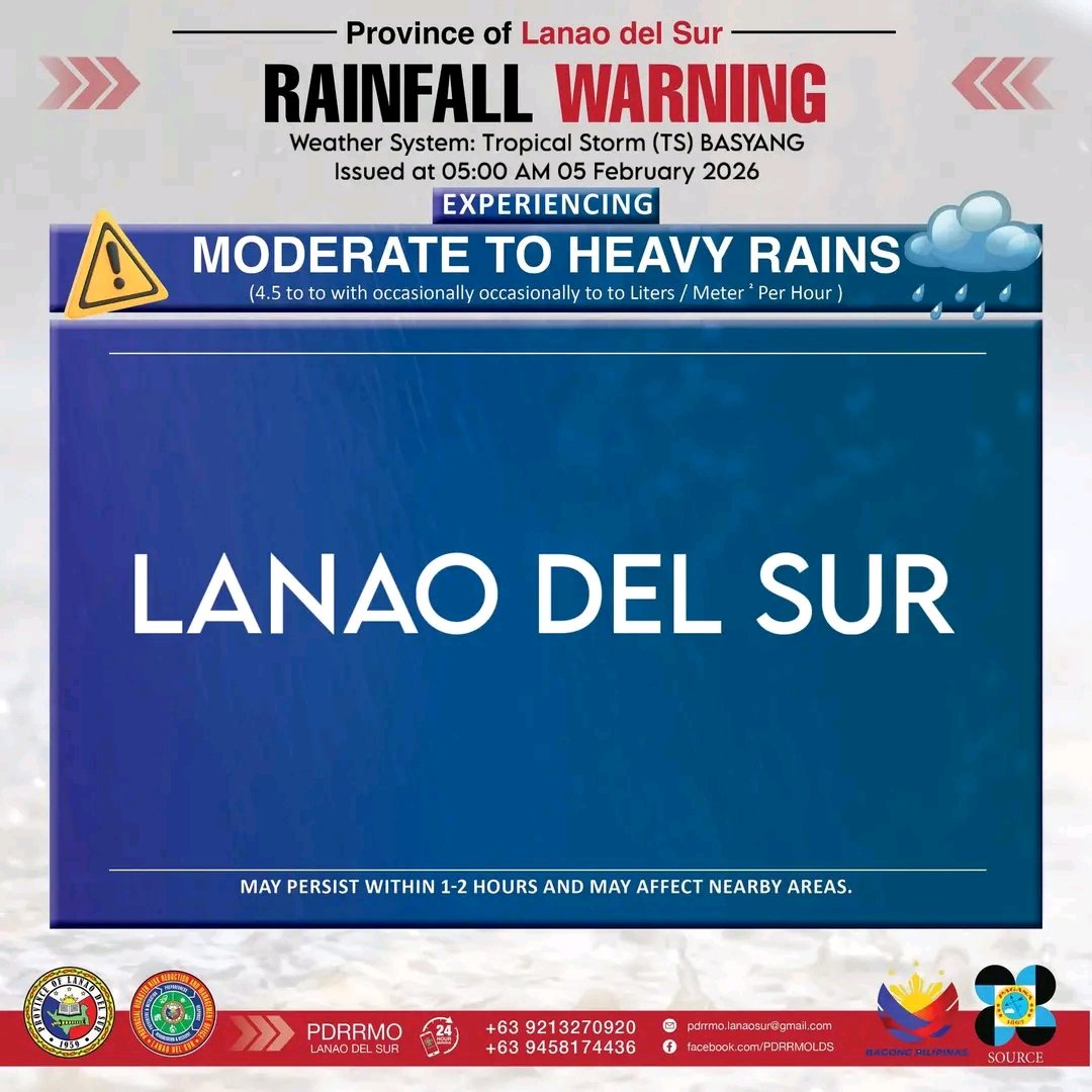 arsad1615's tweet photo. Walang pasok due to heavy rainful in lanao sur. https://t.co/3PjhRDa0nP