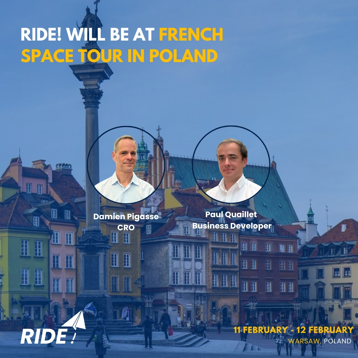 RIDE! space tweet media