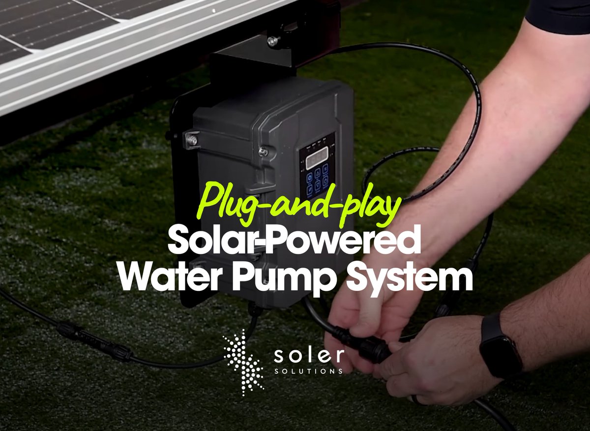 🔌 Plug &amp; Play: Solar pump setup made easy 💧

From unboxing to operation, our solar-powered pumps are designed for quick, hassle-free setup. Check out our step-by-step guide or our short video demo.

Download 🔗 shorturl.at/t3HWN

#SolarPump #CleanWater #SustainableLiving