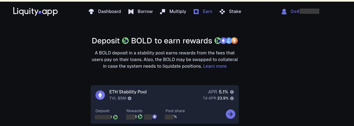 Underrated stable farm during high volatility periods <a href="/LiquityProtocol/">Liquity</a> 

Last week liquidations = 0.3% ROI in a single day.

Plus you're farming airdrops from friendly forks. <a href="/enosys_global/">Ēnosys</a> dropped in January (1.5% extra APR vested over months), more coming across multiple L2s.