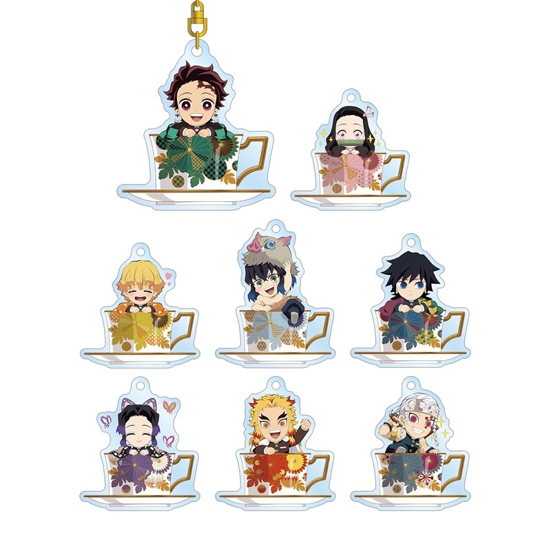 鬼滅の刃 トレーディング みにきゃら ティーカップver. アクリル