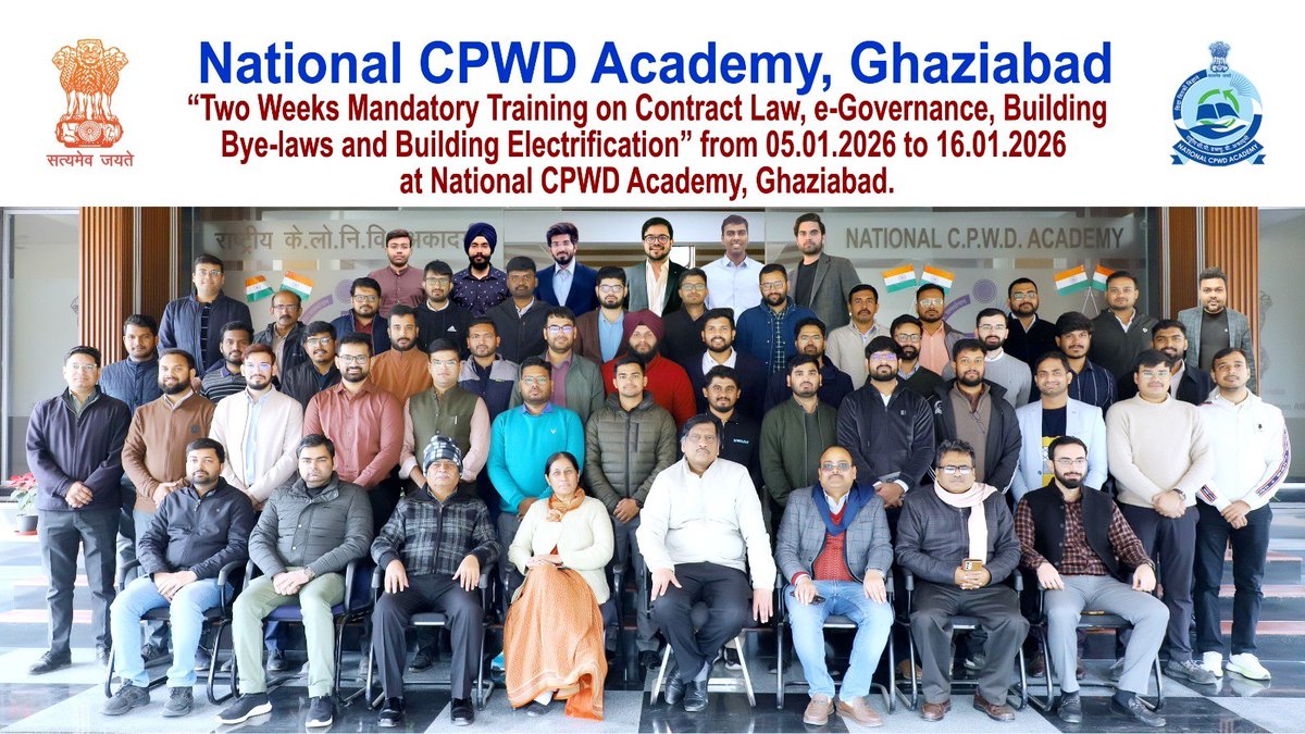 National CPWD Academy tweet media