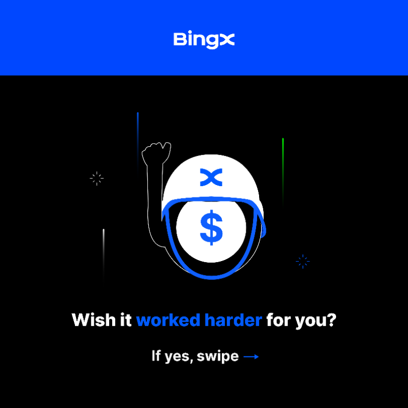 BingXOfficial's tweet photo. If you have a friend with zero crypto, this is for them.