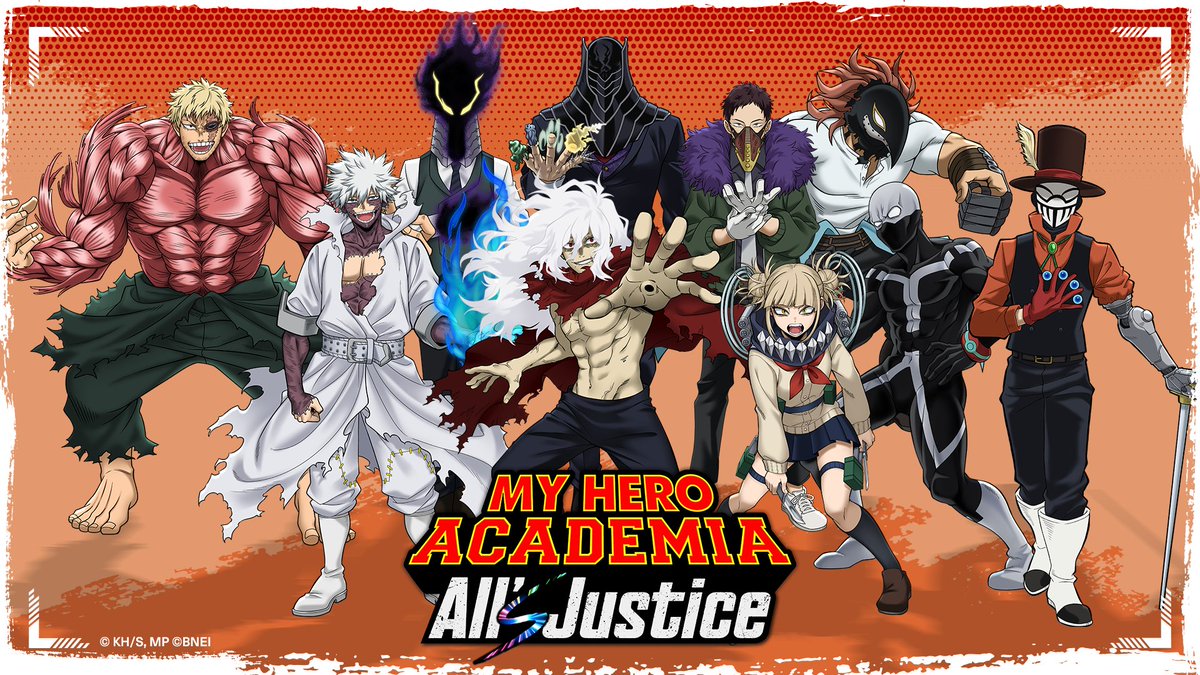 Do you oppose the hero society? Prefer Quirks be used to commit crimes? Feeling a little villainous?

Download the new MY HERO ACADEMIA: All’s Justice wallpaper for mobile and desktop and featuring Villains.

Download here: spr.ly/6016hyLoq