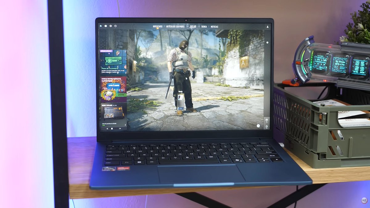 ¡Jugando en modo ligero! 🎮✨ Probamos el #Chuwi CoreBook Air y aunque no es una bestia para gaming, su AMD Ryzen 5 6600H se defiende con juegos clásicos en configuración media. ¡Ideal para ratos de desconexión sin perder portabilidad! 💙