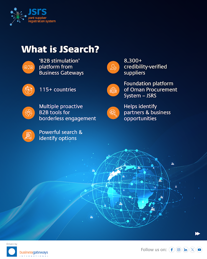 JSRS - Oman's Supplier Sourcing Ecosystem tweet media