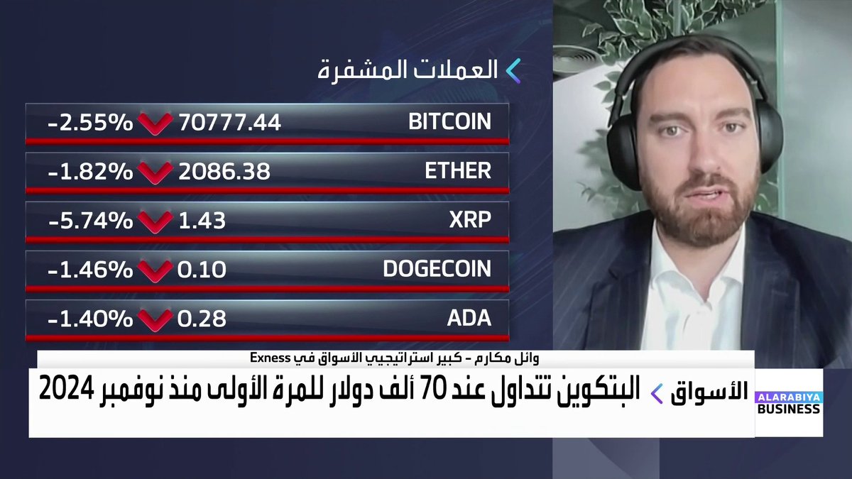 كبير استراتيجيي الأسواق في Exness وائل مكارم: الذهب يستفيد من عاملين معًا هما المخاطر العالمية وضعف الأصول عالية المخاطرة مثل البتكوين. الفضة ليست ملاذًا آمنًا لأنها شديدة التقلب وتتحول بسرعة إلى أداة مضاربة. أي أصل يتحرك بعنف بنسبة 30% أو 50% أو أكثر خلال أيام لا يمكن اعتباره ملاذًا آمنًا. Maykhadra_bn _Business 