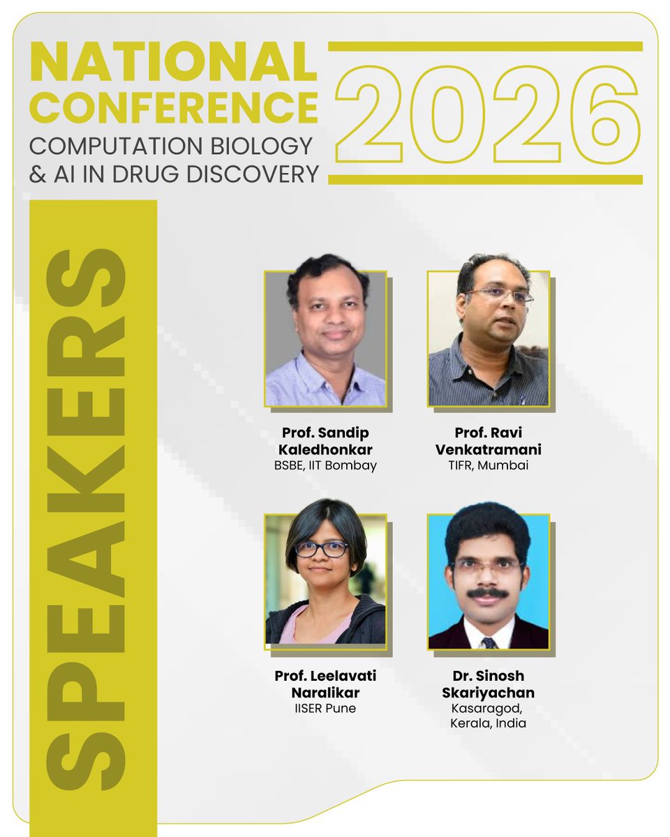 nmims_science's tweet photo. NMIMS School of Science will host the National Conference on Computational Biology and Artificial Intelligence in Drug Discovery 2026 on 6–7 February 2026, Mumbai, bringing together researchers, academicians, industry experts, and students. https://t.co/JlASdX1786