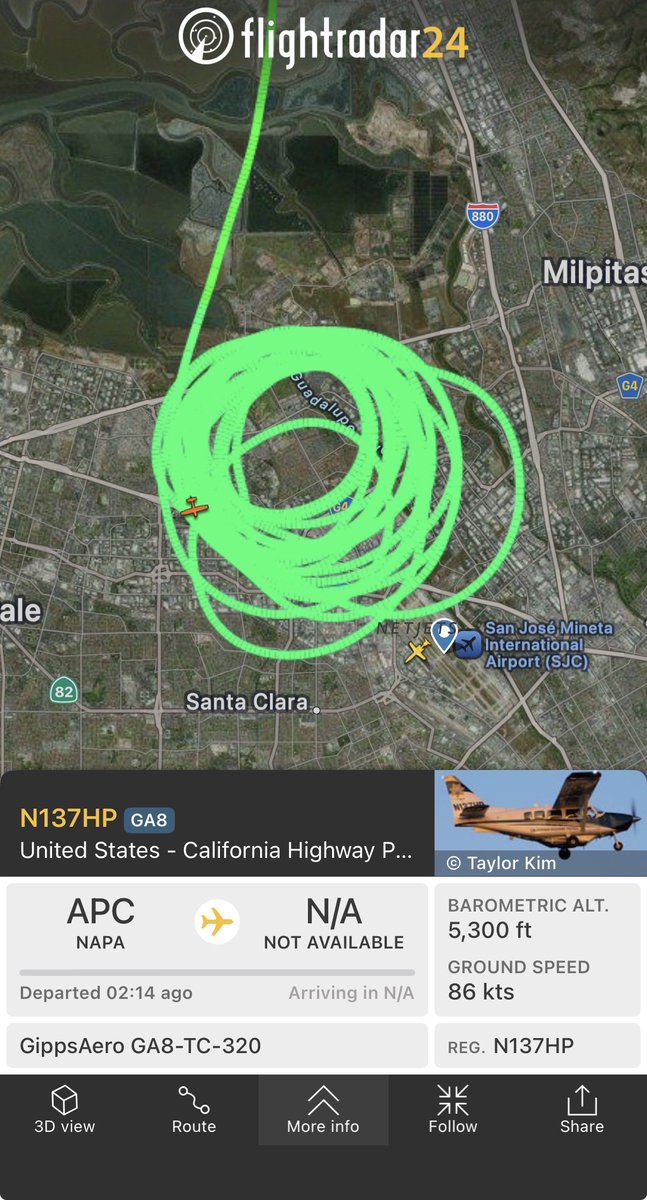 I’m curious what the purpose is of the CHP fixed-wing over Levi’s stadium each night this week. 

I’m guessing it’s not practice b/c they do this for 49ers games regularly.

Could they be ensuring zero non-credentialed people breach the radius around Levi’s leading up to Sunday?