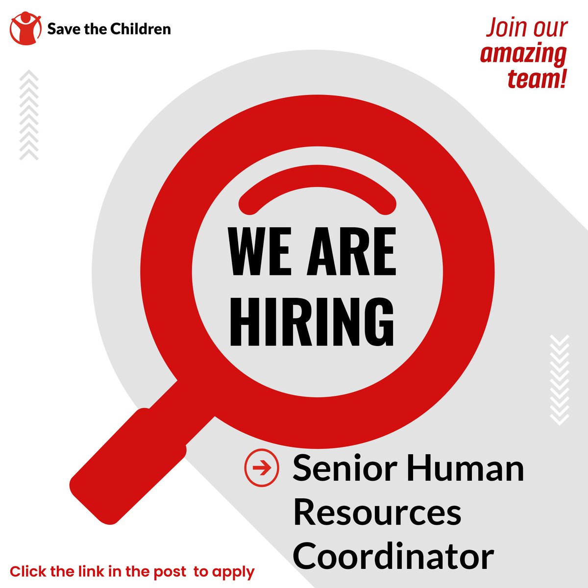There's a new, exciting position available. If this is you, click the ...