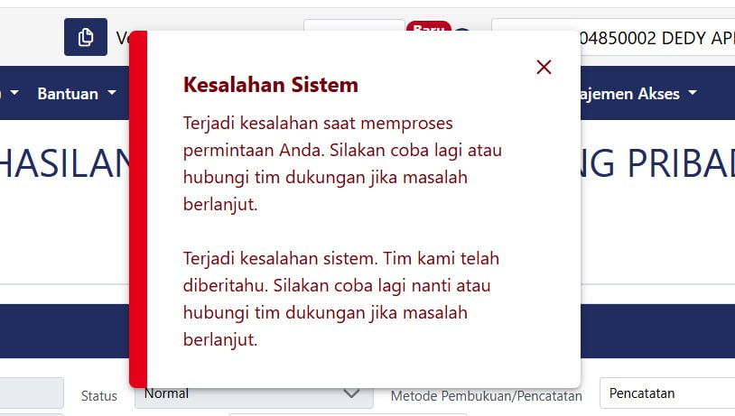 dedy_april85's tweet photo. @DitjenPajakRI coreTax lemot dari tadi gagal terus, bisa hub kan dgn pak Purbaya ? https://t.co/pybXVxAfmM
