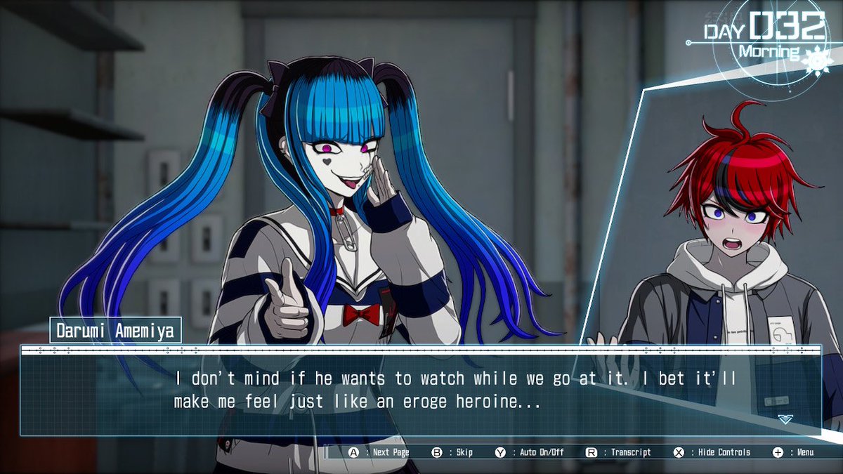 There’s a lot of anime airing right now that I wanna catch up on, but I’ve only got a few more routes left in Hundred Line so I’m trying to hunker down and finish them all first