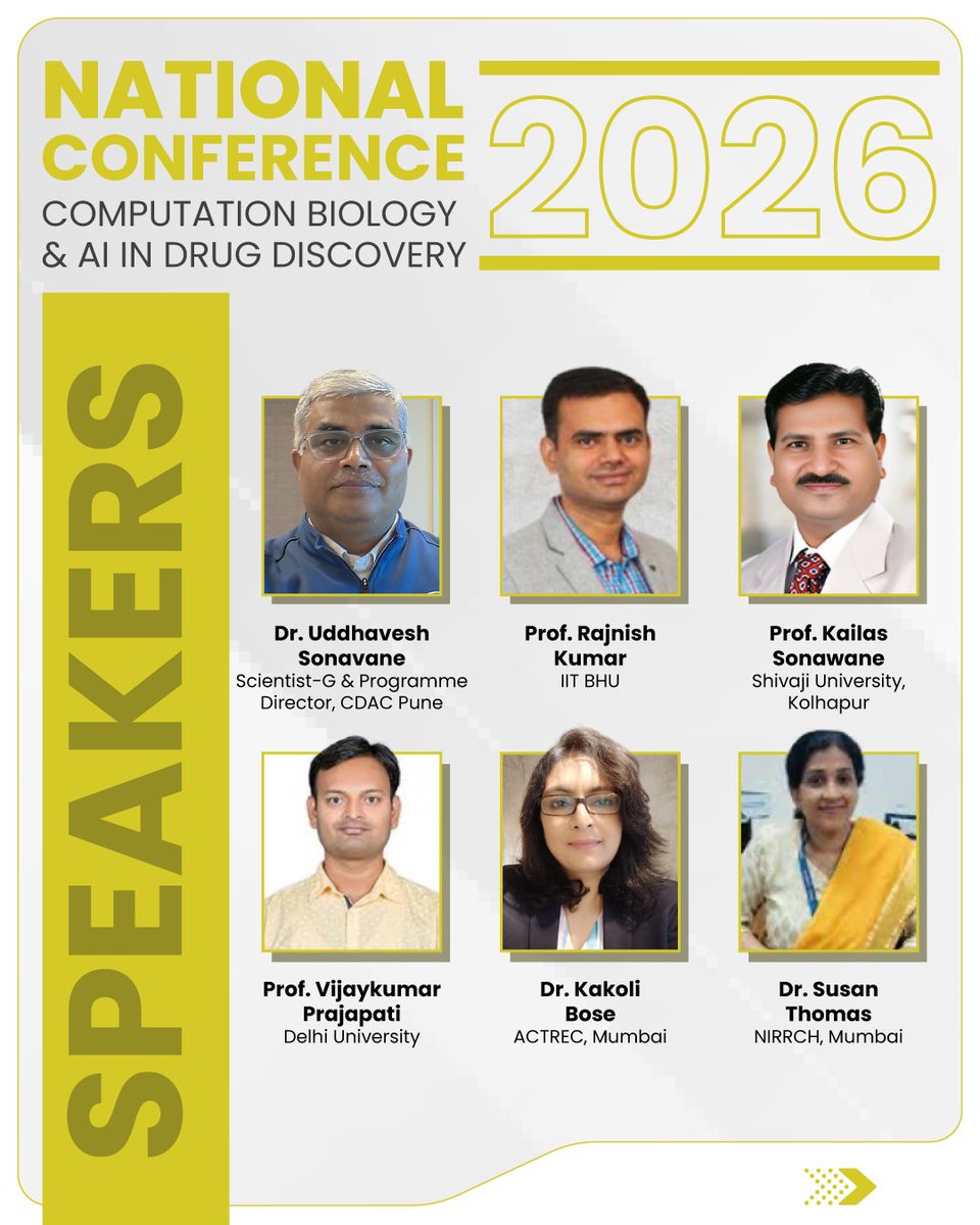 nmims_science's tweet photo. NMIMS School of Science will host the National Conference on Computational Biology and Artificial Intelligence in Drug Discovery 2026 on 6–7 February 2026, Mumbai, bringing together researchers, academicians, industry experts, and students. https://t.co/JlASdX1786