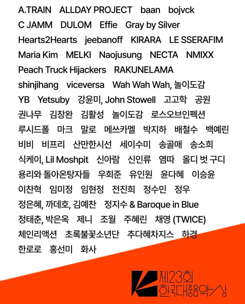 scysupport's tweet image. Chaeyoung has officially been nominated for the 23rd Korean Music Awards.