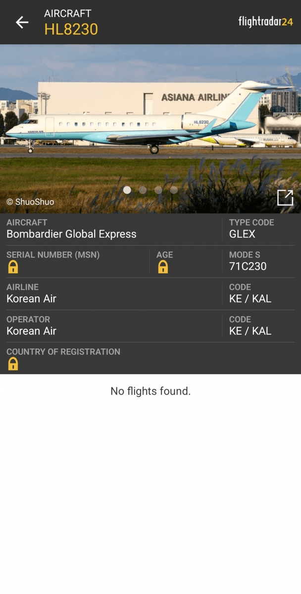 Patriot_KR's tweet photo. 대한항공 HL-8230 항적 기록 삭제 중

애리조나 피닉스 공항에 착륙한 해당 항공기는
2020 미대선 부정선거 가짜투표지를 운송한 것으로 추정 https://t.co/Y74IZn6C0a